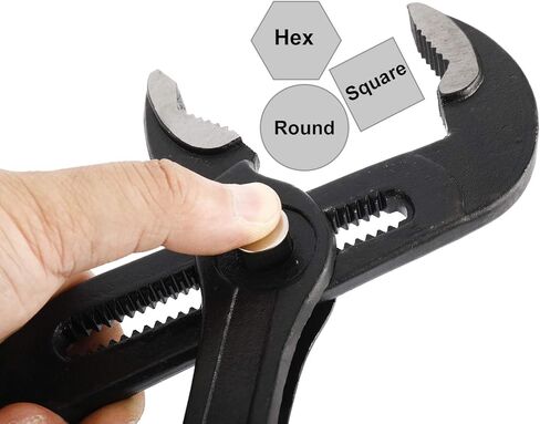 HighFree 3PCS Water Pump Pliers Set 7Inch, 10Inch, 16Inch Channel Lock Pliers Quick Adjustment by Pressing and Sliding Grips Any Shaped Object in Kuwait