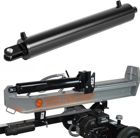 4"x24" Hydraulic Log Splitter Cylinder 4" Bore x 24" Stroke x 1.75" Rod for 22-25 Ton Log Splitters - Universal Hydraulic Cylinder - Heavy Duty Wood Splitting Double Acting Cylinder (4x24) in Saudi Arabia