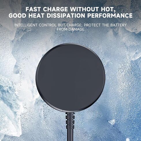 Smart Watch Magnetic Wireless Charger, Built-in Overcurrent Protection 3.3ft/100cm 5V1A USB-C, Charging Cable Accessories Compatible for Samsung Galaxy Watch 6/6 Classic/5/5 Pro/4/3/Active 2 in Saudi Arabia
