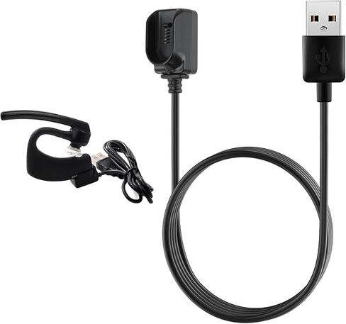كابل شاحن مغناطيسي لسماعات بلوتوث لاسلكية، حماية مدمجة من التيار الزائد 3.3 قدم 5V1A USB-A، ملحقات سماعة رأس بلوتوث متوافقة مع Plantronics Voyager Legend in Saudi Arabia
