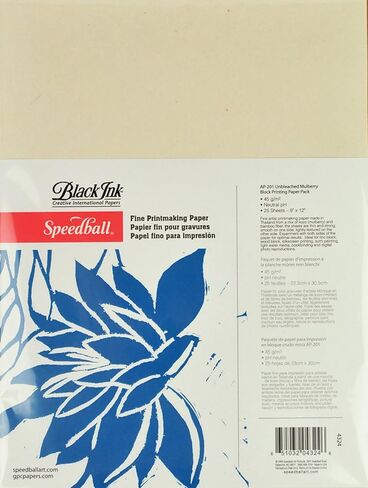 Speedball Fine Printmaking Paper 9"X12" 25/Pkg in Saudi Arabia
