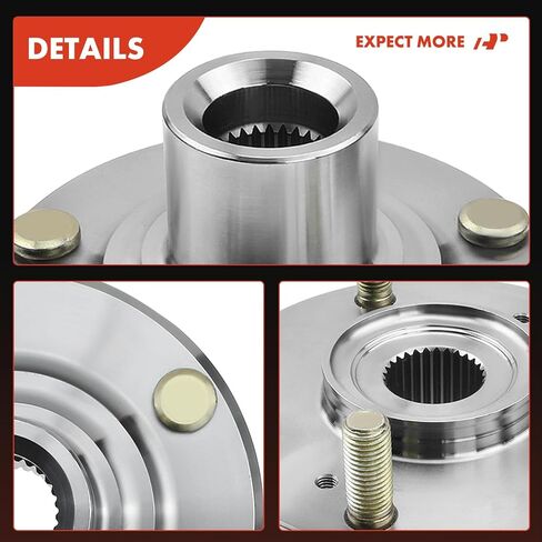 A-Premium Front Wheel Bearing and Hub Assembly with 5-Lug Compatible with Acura ILX 2013-2018, TL 2004-2008, TSX 2004-2008, Honda Accord 2003-2007, Civic 2006-2015, Element 2007-2010 in Saudi Arabia