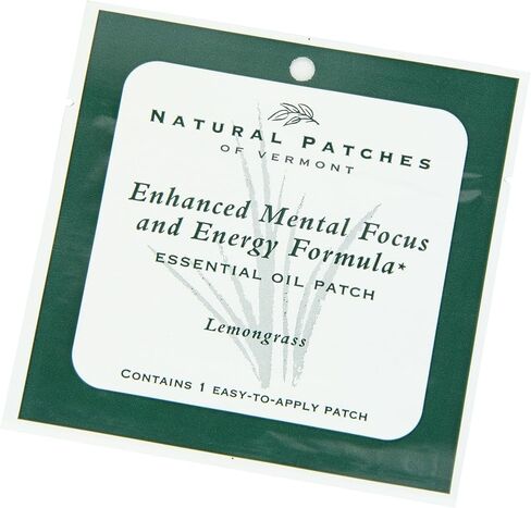 رقعات طبيعية من عشبة الليمون للتركيز الذهني والطاقة على الجسم من الزيوت العطرية، كيس رقعة واحدة، وحدات (عبوة من 6 قطع) in Kuwait