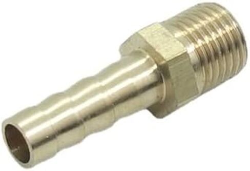 5 Pcs Brass Hose Fitting,Connector,Hose Barbed Adapter 6 mm Hose Barb to Metric M6 x 1 Male Pipe in Saudi Arabia