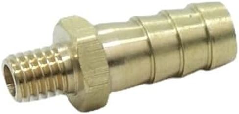 5 Pcs Brass Hose Fitting,Connector,Hose Barbed Adapter 6 mm Hose Barb to Metric M6 x 1 Male Pipe in Saudi Arabia
