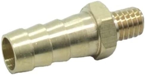 5 Pcs Brass Hose Fitting,Connector,Hose Barbed Adapter 6 mm Hose Barb to Metric M6 x 1 Male Pipe in Saudi Arabia