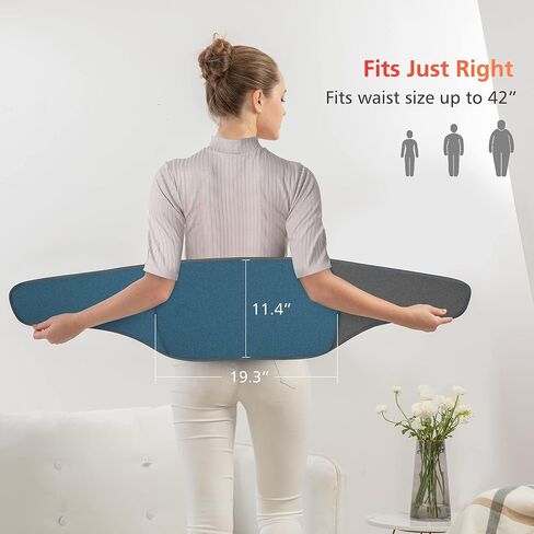 Comfier Heating Pad for Back Pain Relief,Electric Heating Pad for Back Cramps,6 Heat Levels, 10Auto-Off, Heat Pad, Gifts for Woman Man in Kuwait