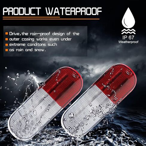white/Red Lens housing kit Compatible With 2001 2002 2003 2004 2005 Chrysler PT Cruiser Replace OEM Backup Tail Brake Cover & Rear Fog housing in Saudi Arabia