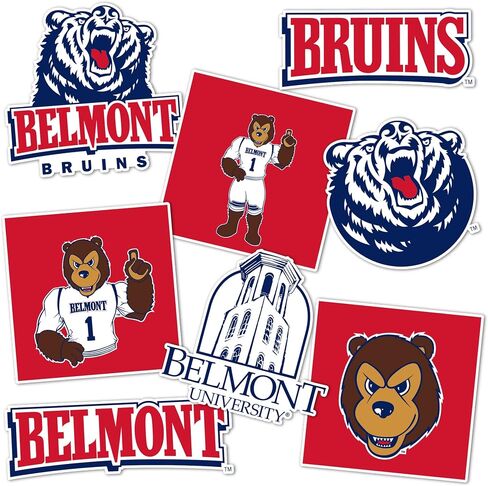 ملصقات Desert Cactus Belmont University Bruins BU شارات الفينيل وزجاجة مياه للكمبيوتر المحمول وقصاصات السيارة T2 (النوع 2) in Saudi Arabia