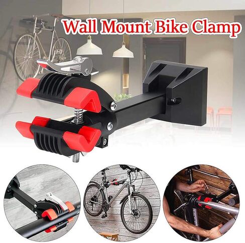 Wall Mount Bike Repair Stand Bicycle Maintenance Rack Garage Mechanic Folding Clamp Bike Workstand Hanger in Kuwait
