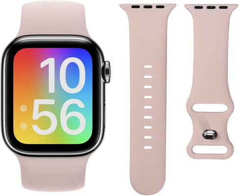 NewJourney for Kids Apple Watch Band, Sport Waterproof Silicone iWatch Strap for Boy Girl, Compatible with Apple Watch Series 9/8/7/6/5/4/3/2/1/SE 38mm 40mm 41mm & 42mm 44mm 45mm in Kuwait