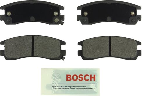 BOSCH BE814 Blue Ceramic Disc Brake Pad Set - Compatible With Select Buick LaCrosse, Rendezvous; Chevrolet Impala, Monte Carlo, Venture; Oldsmobile Silhouette; Pontiac Aztek, Montana; REAR in Saudi Arabia