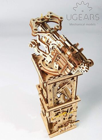 لغز UGEARS Archballista والبرج الخشبي ثلاثي الأبعاد - نموذج ميكانيكي للتجميع الذاتي - مجموعة DIY مقطوعة بالليزر in Kuwait