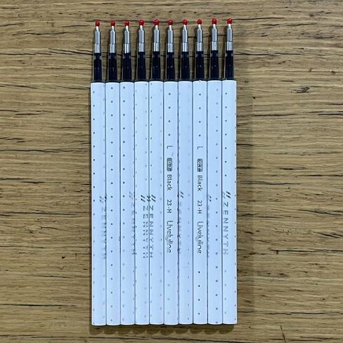 sencoo 10 عبوات 0.7 ملم قلم حبر جل أسود استبدال عبوات أقلام حبر دوارة قابلة للسحب in Kuwait