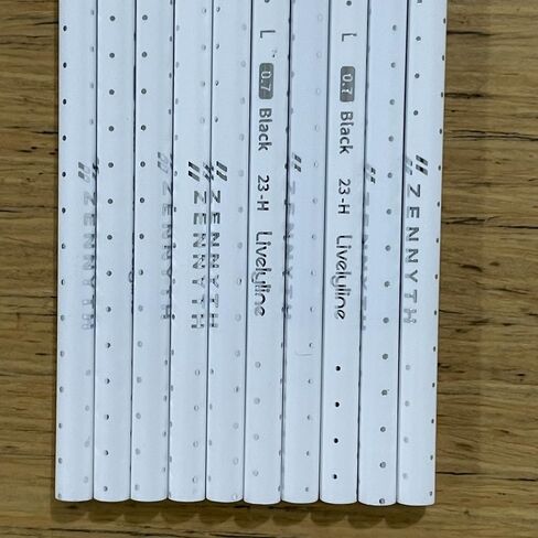 sencoo 10 عبوات 0.7 ملم قلم حبر جل أسود استبدال عبوات أقلام حبر دوارة قابلة للسحب in Kuwait