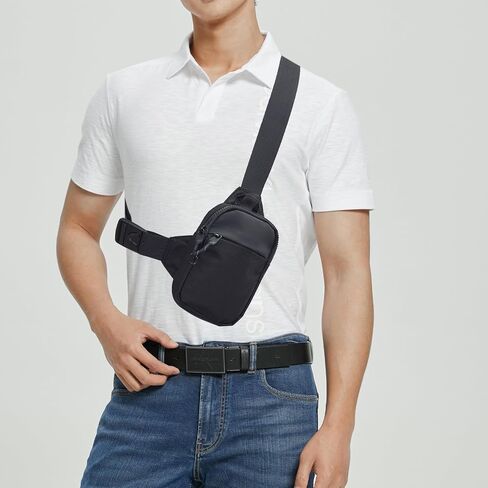 Mini Sling Chest Bag, Waterproof Crossbody Backpack Casual Phone Shoulder Bag for Men Women Travelling Hiking Cycling in Saudi Arabia
