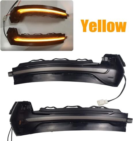 Hacreyatu Dynamic Sequential LED Side Mirror Turn Signal Light Indicator Blinker For Audi A3 8V S3 RS3 2013-2020 (Yellow) in Saudi Arabia