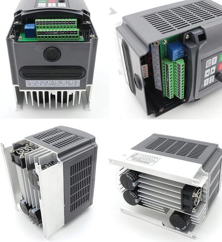 RATTMMOTOR Variable Frequency Drive 2.2KW 220V VFD Drive Inverter Frequency Converter Single Phase Input, 3 Phase Output for VFD Water-cooled Air-cooled Spindle Motor Speed Control+VFD Extension Cable in Saudi Arabia