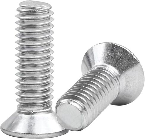 M8-1.25 x 75mm Flat Countersunk Head Machine Screws, Phillips Drive, Cross Screw，304 Stainless Steel,A2-70,GB819,Full Thread,Fasteners Bolts 5 PCS in Kuwait