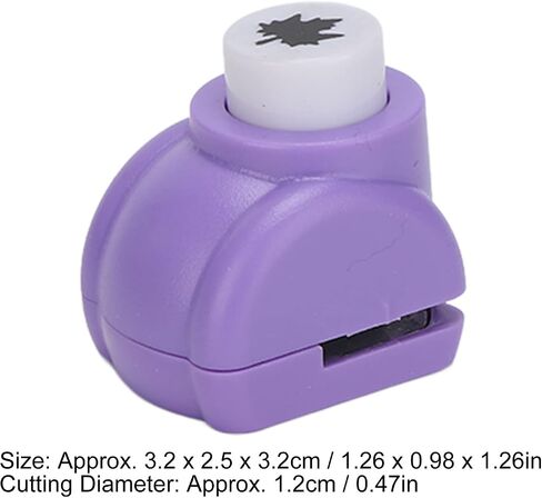 Punch Craft Set,10pcs Hole Puncher Different Patterns Easy Operation Multifunctional Portable Punch Craft Set for Crafting & Fun Projects in Saudi Arabia