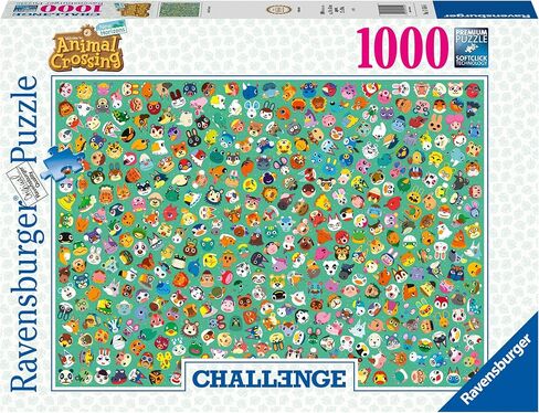 ألعاب تركيب الصور المقطوعة لعبور الحيوانات من Ravensburger للأطفال والكبار بعمر 12 عامًا فما فوق - 1000 قطعة - إصدار التحدي in Saudi Arabia