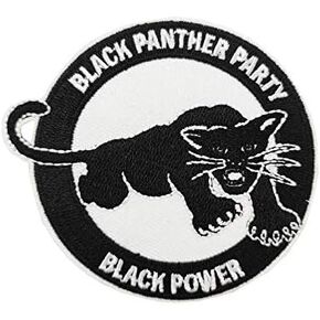 Cute-Patch 3'' Juneteenth Black Panther Party Black Power Embroidered Iron on Patch BLM Black Lives Matter