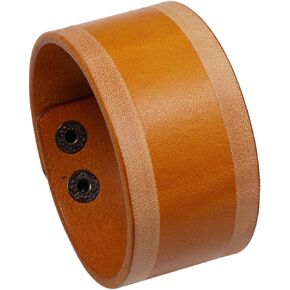 Punk Rock Adjustable Snap Wristband Print Pattern Wide Faux Leather Arm Band Cuff Bracelet