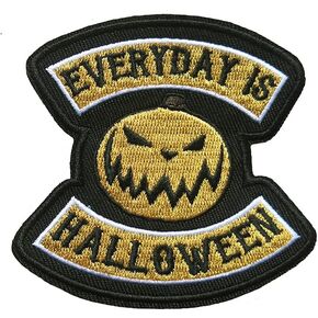 Pumpkin Patch Everyone is Halloween Horror Embroidered Iron On Sew On Patches Clothing Accessories DIY