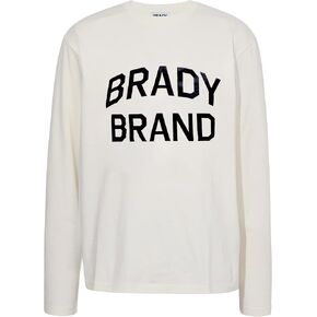 BRADY Men's Cotton Jersey Brand Long Sleeve Tee in Kuwait