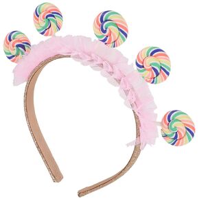 TEHAUX Lollipop Headband Decor Girl Hair Ties Lollipops for Food Headband Princess Costume Cosplay Party Hair Hoops Hair Decor Hair Accessories for Women Cartoon Headband