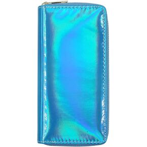 Holographic Wallet Shiny Mermaid Purse Money Clip Mini Evening Clutch Bag Rainbow Card Holder