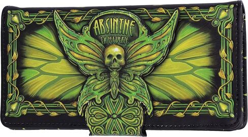 Nemesis Now Absinthe La Fee Verte Green Fairy Embossed Purse, 18.5cm in Saudi Arabia