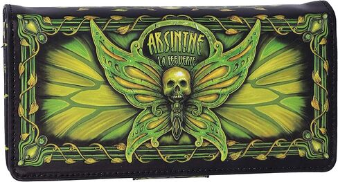 Nemesis Now Absinthe La Fee Verte Green Fairy Embossed Purse, 18.5cm in Saudi Arabia