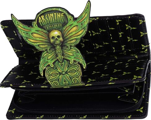 Nemesis Now Absinthe La Fee Verte Green Fairy Embossed Purse, 18.5cm in Saudi Arabia