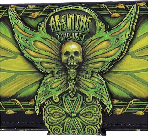 Nemesis Now Absinthe La Fee Verte Green Fairy Embossed Purse, 18.5cm in Saudi Arabia