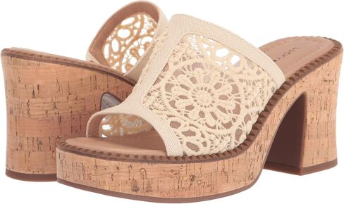 Lucky Brand Women's Talvy Macrame Platform Sandal Mule in Saudi Arabia