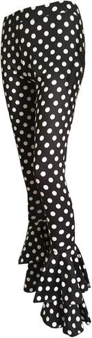 سروال نسائي من GUOLEZEEV بخصر مطاطي ونحيف مكشكش من الأسفل in Kuwait