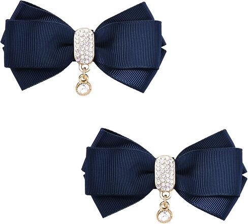 ELEGANTPARK Shoes Dress Hat Accessories Fashion Rhinestones Crystal Shoe Clips 2 Pcs Multi Color in Saudi Arabia