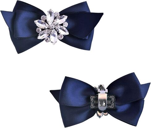 ELEGANTPARK Shoes Dress Hat Accessories Fashion Rhinestones Crystal Shoe Clips 2 Pcs Multi Color in Saudi Arabia