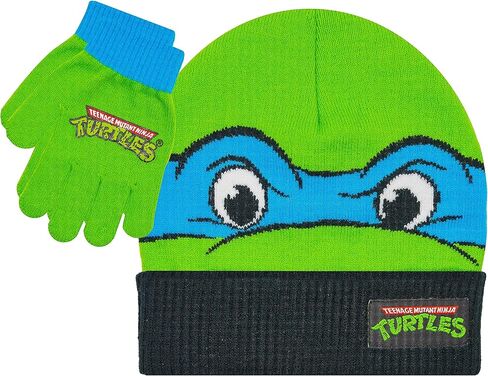Teenage Mutant Ninja Turtles Boys Winter Hat Ages 4-12 with Winter Gloves – Boys TMNT Winter Hat and Glove Set in Saudi Arabia