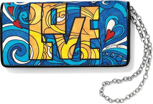 Brighton Love Groove Slim Wallet [W: 7 1/2" X H: 4"], Slim Wallet in Kuwait
