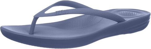 FitFlop Womens iQushion Rubber Flip-Flops with Contoured Footbed for Walking, Lightweight Ergonomic Flip Flop Sandals with Arch Support and Foot Impact Pillows in Saudi Arabia