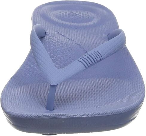 FitFlop Womens iQushion Rubber Flip-Flops with Contoured Footbed for Walking, Lightweight Ergonomic Flip Flop Sandals with Arch Support and Foot Impact Pillows in Saudi Arabia