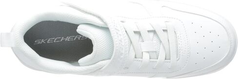 Skechers Kids Boy's Smooth Street Sneaker, White, 3 Little Kid in Saudi Arabia