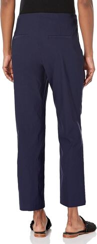 NIC+ZOE Women's Petite 26" Polished WONDERSTRETCH Straight Ankle Pant, Dark Indigo in Saudi Arabia