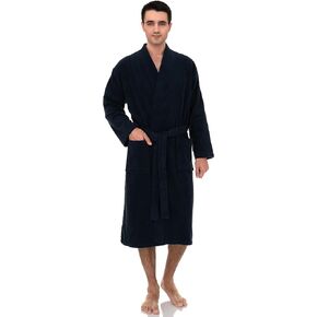TowelSelections Men’s Luxury Robe, Turkish Cotton Terry Kimono Soft Bathrobe
