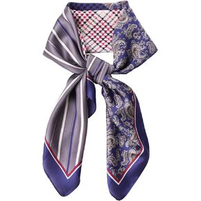 Silk Like Satin Head Scarf Medium Square Scarf Neckerchief Asthetic Bandanas