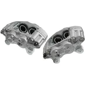 YHTAUTO Front Disc Brake Calipers without Bracket Replacement for Toyota Land Cruiser 80 Series 1993 1994 1995 1996 1997 L6 4.5L Sport Utility, Front Driver and Passenger Caliper Assembly Set of 2