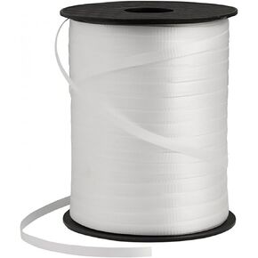 500 Yards White Curling Ribbon Balloon String Roll Balloon Curling Ribbon for Decoration Balloon Accessories