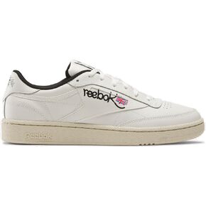 Reebok Unisex-Adult Club C 85,Chalk/Paper White/Core Black,12 Women/10.5 Men